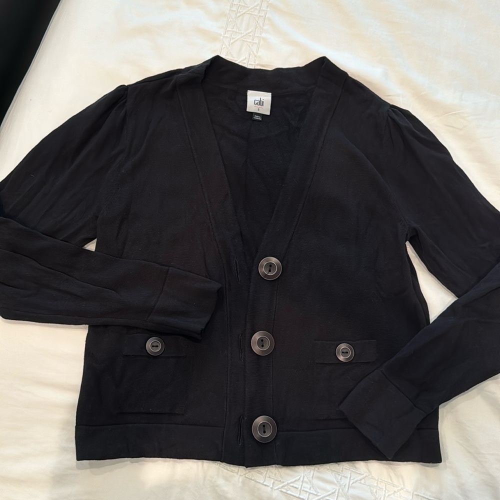 Cabi Basic Black Goals Cardigan - image 1
